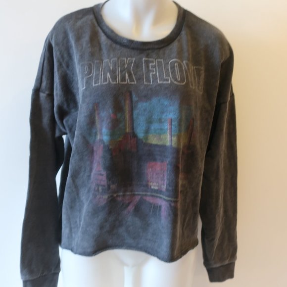 NWT Womens Rock by Junk Food Clothing Collection Gray Pink Floyd Sweatshirt XL * - Picture 3 of 13